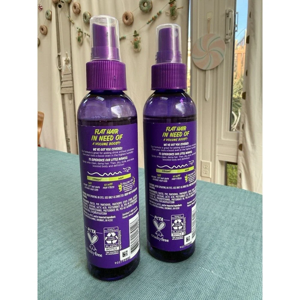 2 Aussie Instant Volume Volumizing Spray Gel for Wavy Hair and Straight Hair